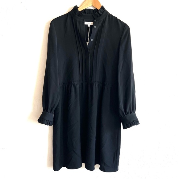 Lafayette 148 New York Womens Roslyn Shirtdress in Black - Picture 4 of 12